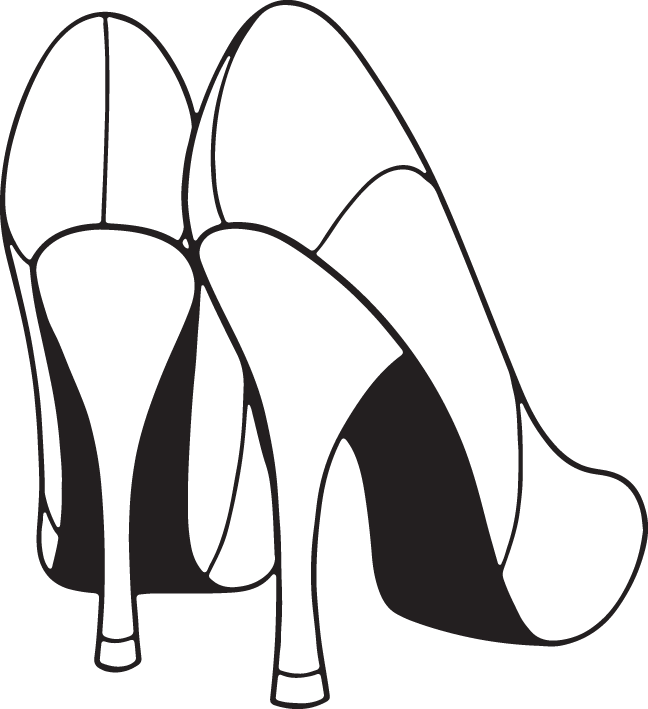 Shoes Clipart Heel - Png Download (648x709), Png Download
