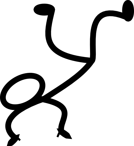 Ballerina Clipart Stick Figure - Clip Art - Png Download (552x599), Png Download