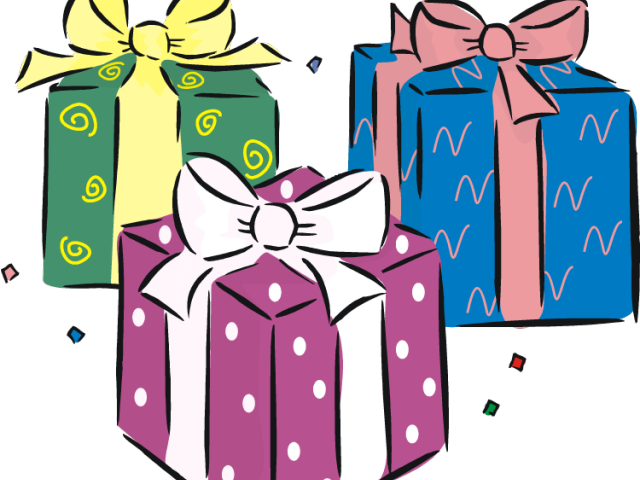 Birthday Present Clipart Clear Background - Birthday Present Clip Art - Png Download (640x480), Png Download