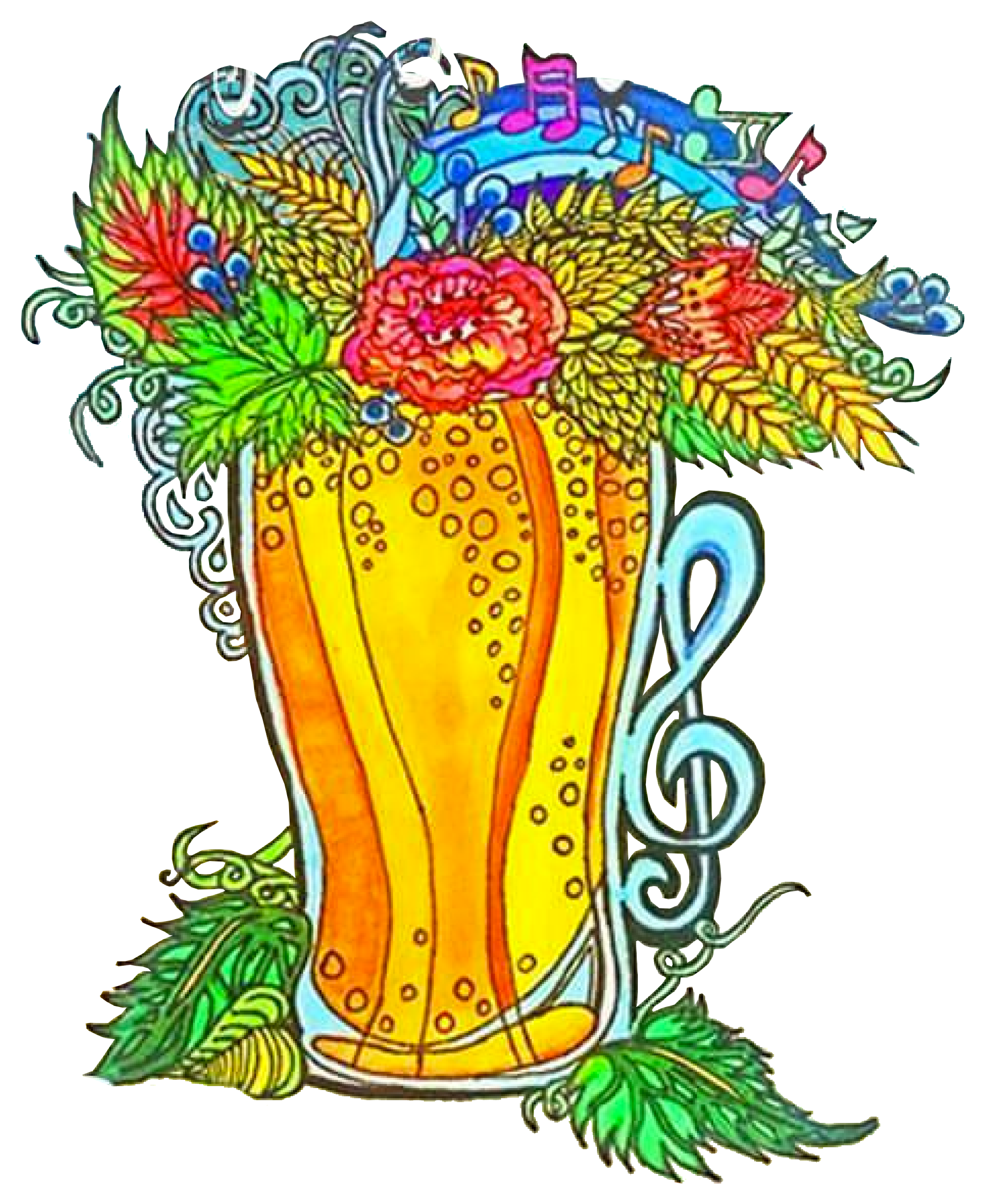 Hours - Bouquet Clipart (2196x2589), Png Download