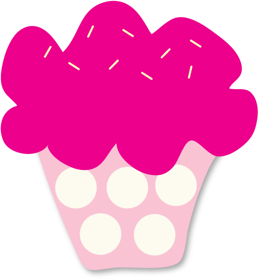Happy - Birthday - Cupcake - Clipart - Happy Birthday Pink Clipart - Png Download (600x605), Png Download