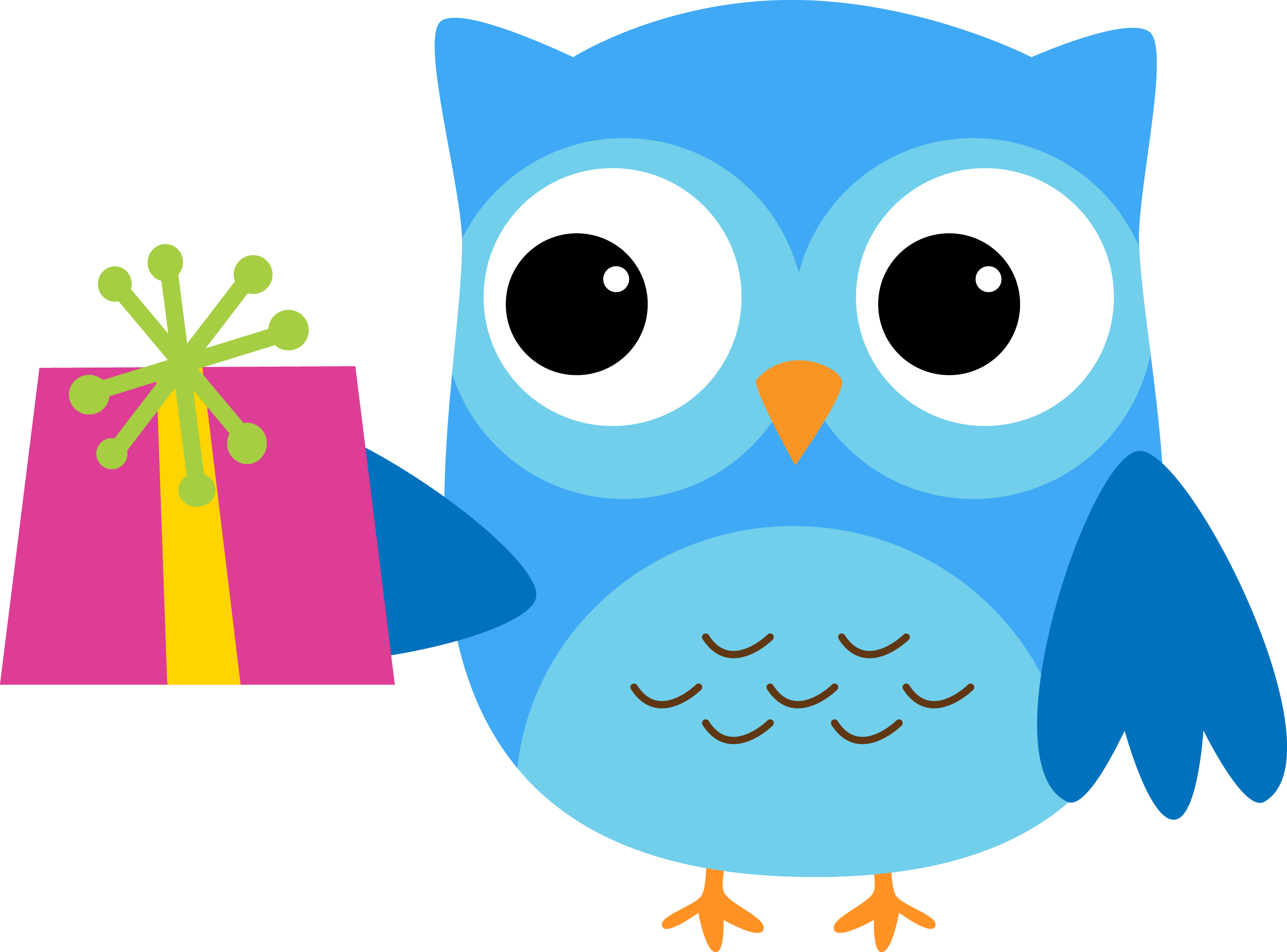 Graphic Transparent Library Photo By Daniellemoraesfalcao - Imágenes De Búhos Kawaii Clipart (3000x2220), Png Download