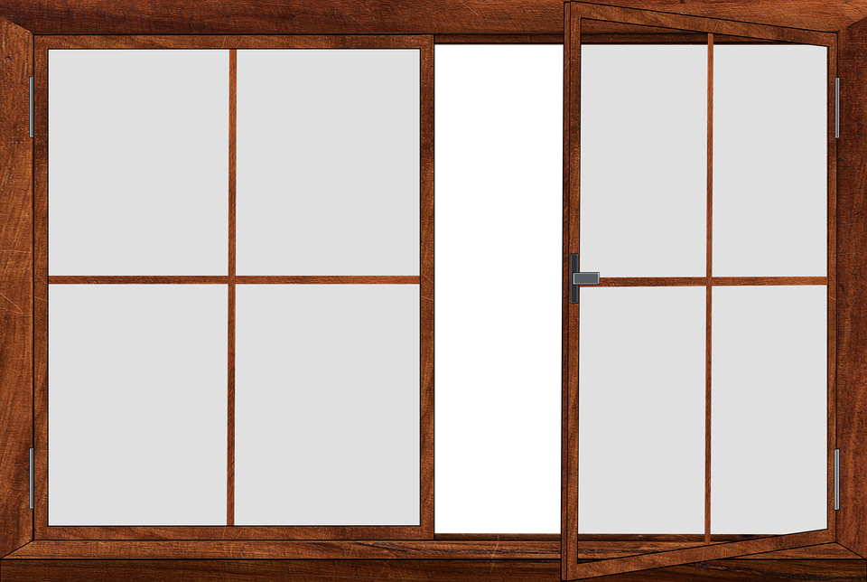 Window - Window With Glass Png Clipart (900x604), Png Download