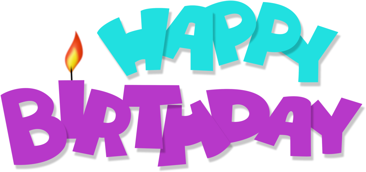 Clipart Design Happy Birthday - Transparent Happy Birthday Png (1249x640), Png Download