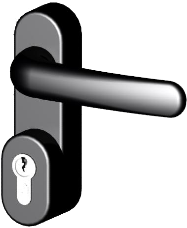 Strand Antipanic Outside Access - Security Clipart (567x567), Png Download