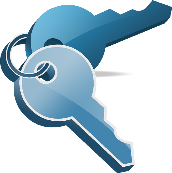 Key Clipart Property Management - Clip Art - Png Download (739x745), Png Download
