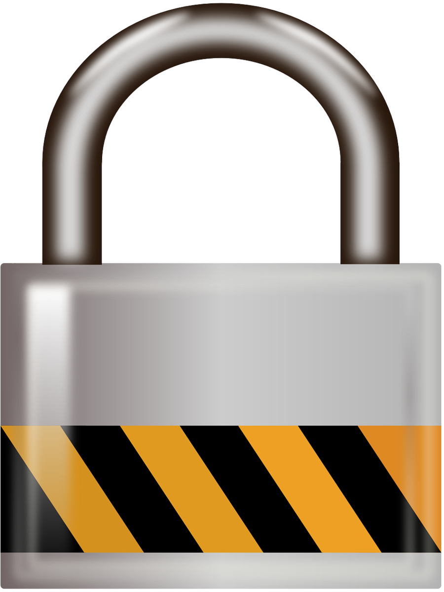 Locked Door Clipart Locked Padlock - Data On Identity Theft 2018 - Png Download (595x842), Png Download