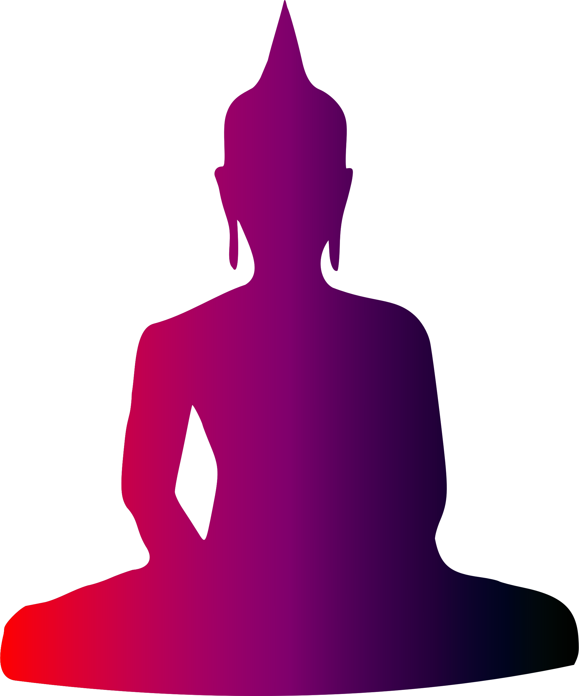 Onlinelabels Clip Art Buddha - Gautam Buddha Black And White - Png