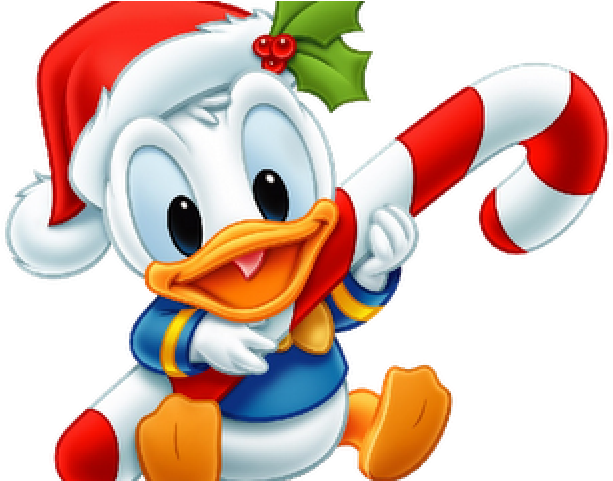 Disney Christmas Clipart Disney Christmas Clipart 13 - Baby Donald Duck Cake Topper Edible Frosting - Png Download (640x480), Png Download