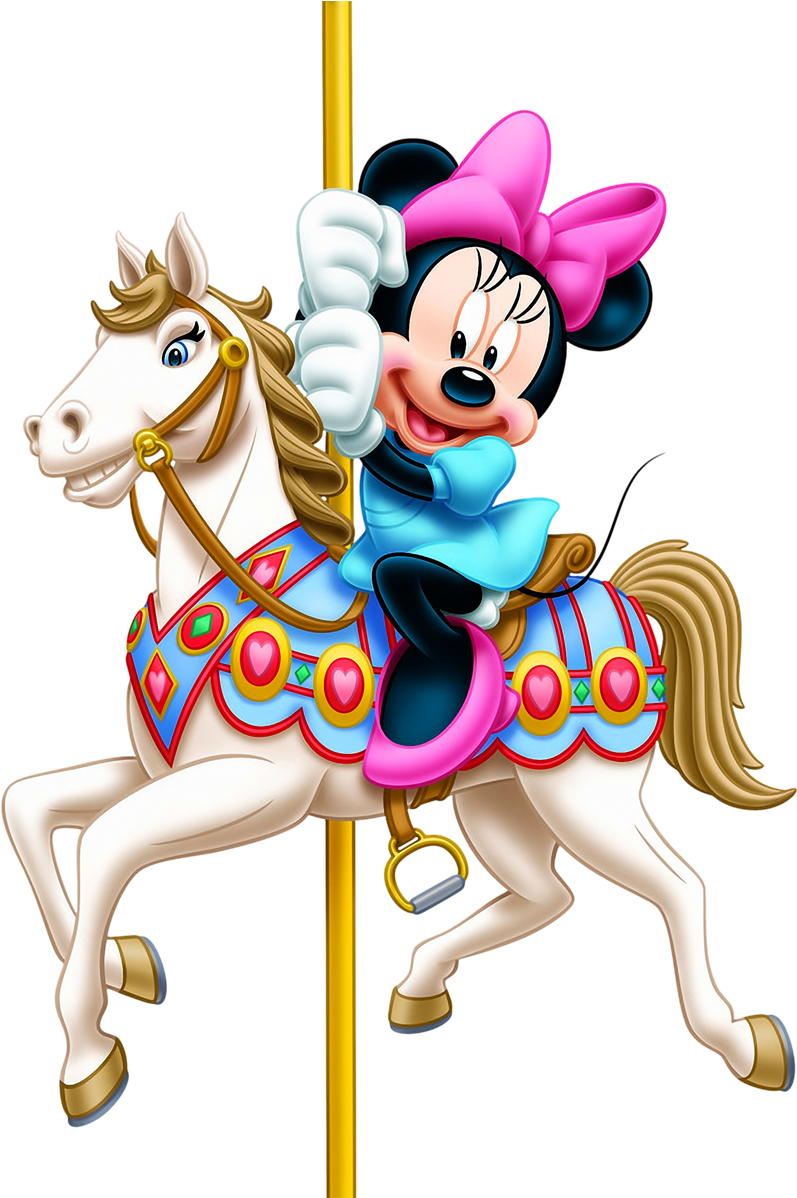 Minnie Mouse Png Clip Art Image Gallery Yopriceville - Minnie Mouse On A Horse Transparent Png (951x1197), Png Download