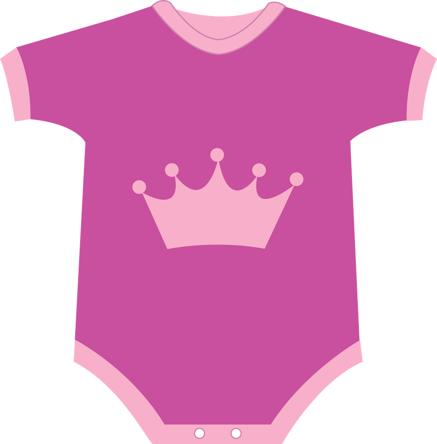 Baby Princess, Baby Shower Desserts, Baby Illustration, - Baby Shirt Clip Art - Png Download (900x913), Png Download
