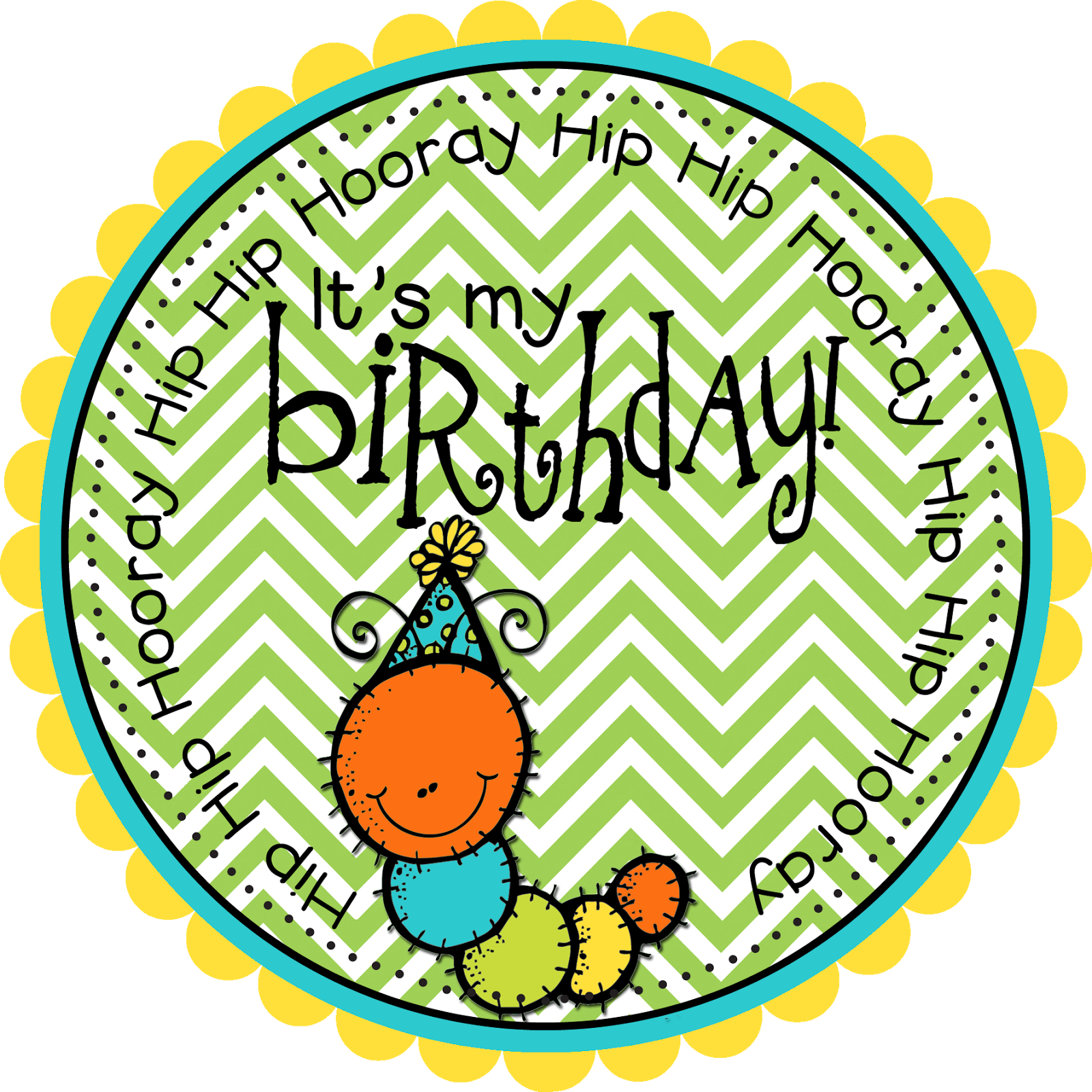 Celebrating A Birthday In Kindergarten Is Too Much - Circle Clipart (1600x1600), Png Download