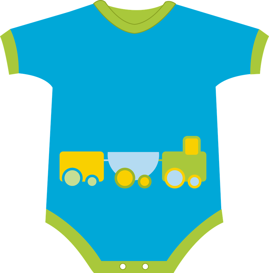 Clipart Baby Cloth - Onesie Clip Art - Png Download (900x913), Png Download