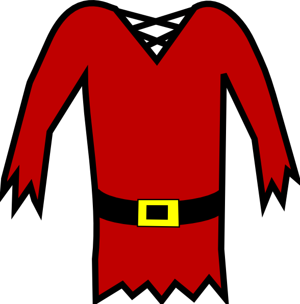 Pirates Clipart Clothes - Pirate Shirt Clipart - Png Download (588x597), Png Download