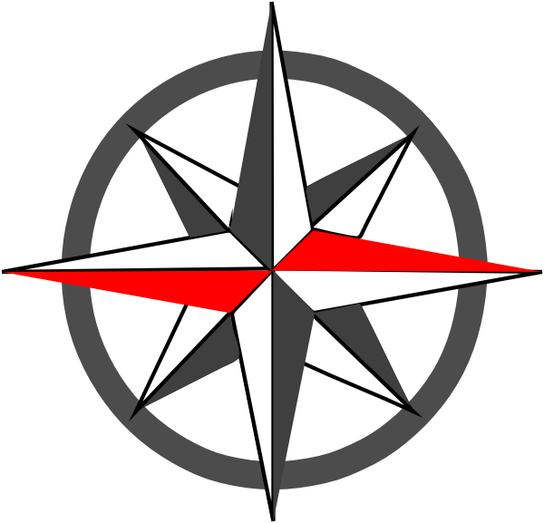 Compass Clipart Grey Free Clipart On Dumielauxepices - Png Download (600x577), Png Download