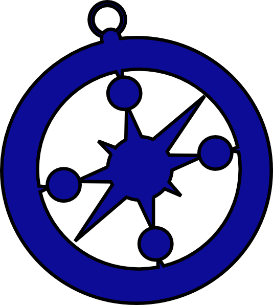 This Free Clip Arts Design Of Compass Png - Clip Art Transparent Png (534x596), Png Download