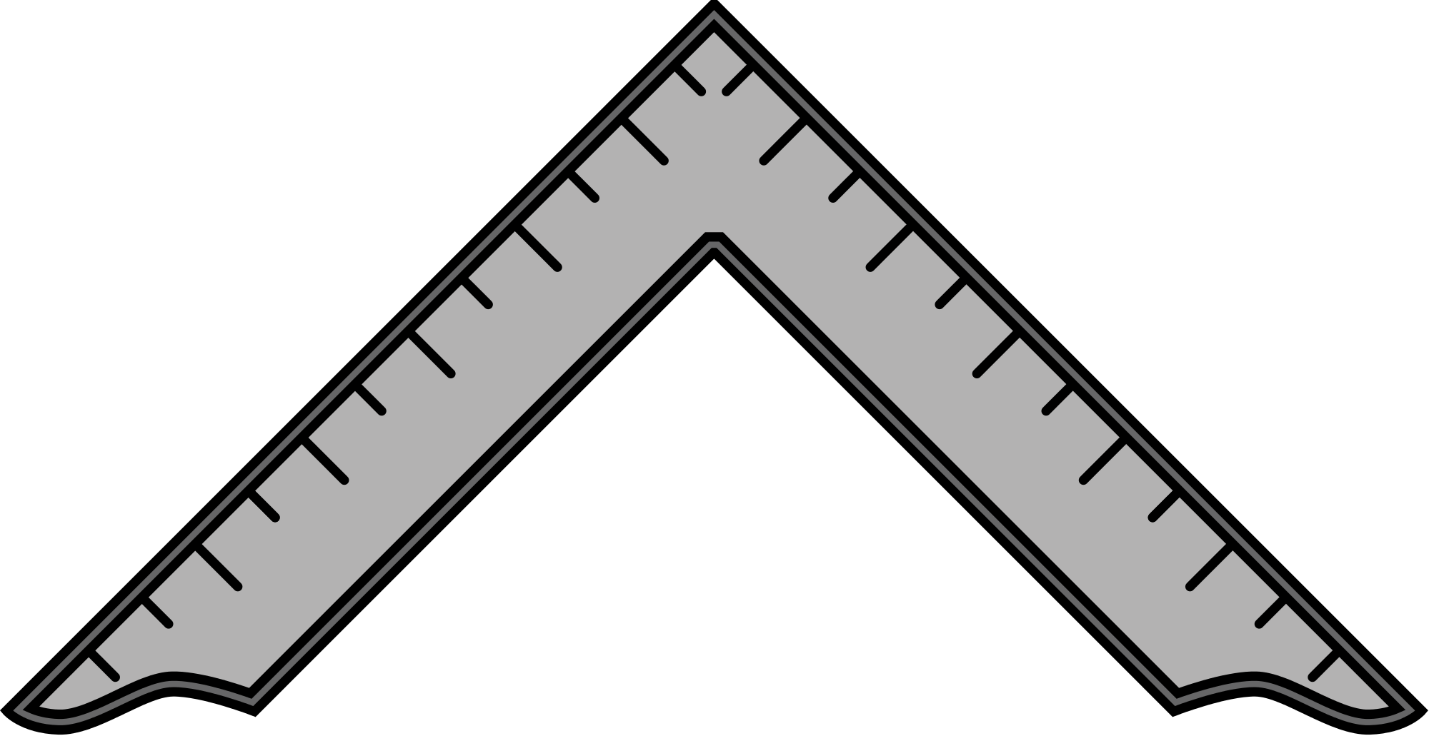 Open - Masonic Lodge Officers Jewels Clipart (2000x1031), Png Download