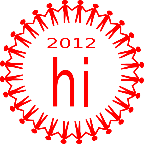 People Holding Hands Around Clipart (600x600), Png Download