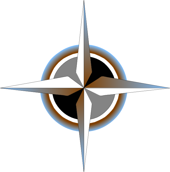 Compass Clip Art Sign Download Vector Clip - Png Download (594x601), Png Download
