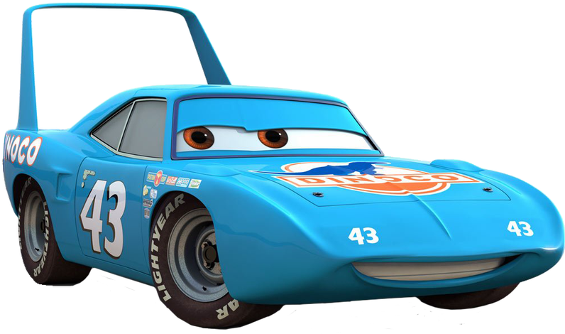 Cars Flo Clip Art National Car Bg - Cars 1 Blue Car - Png Download (800x491), Png Download