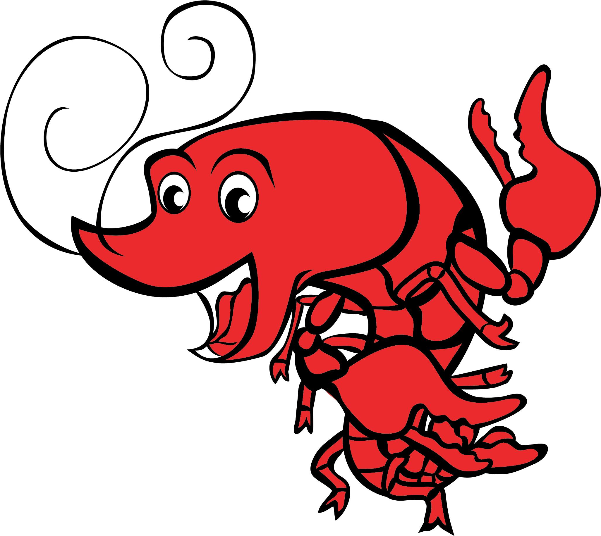 Crawfish Free Vector Clip Art - Clip Art - Png Download (2550x3300), Png Download