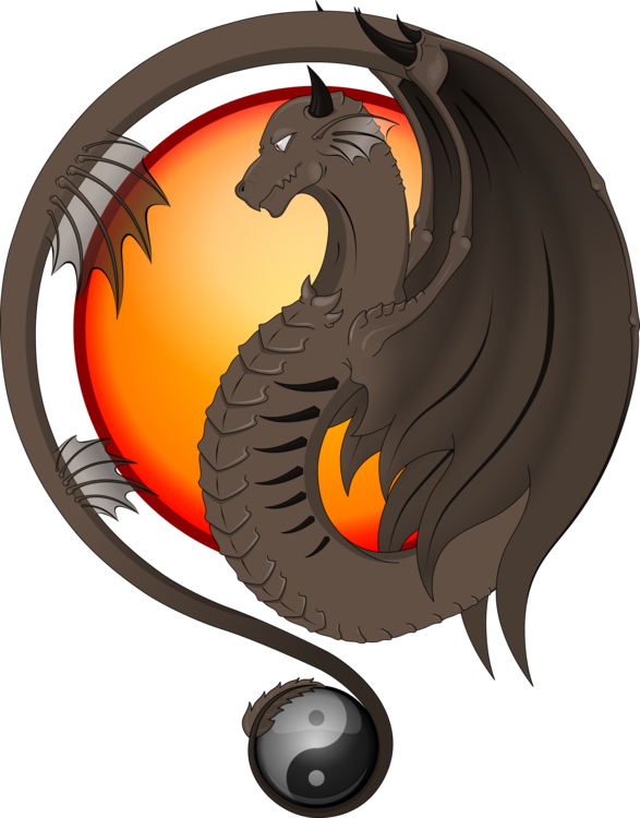 Chinese Dragon Dungeons & Dragons Miniatures Game Computer - Curled Dragon Png Clipart (587x750), Png Download