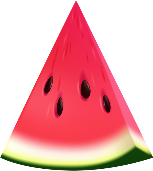 Watermelon Fruit Illustration Png Image And Clipart (537x600), Png Download