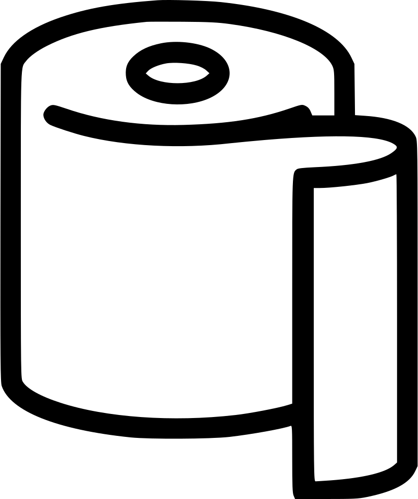 Toilet Paper Icon Png Clipart Toilet Paper Clip Art Transparent Png (822x980), Png Download