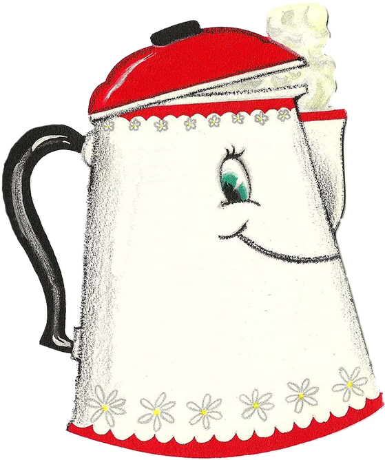 Tea / Coffee Pot Clip Art - Png Download (570x715), Png Download
