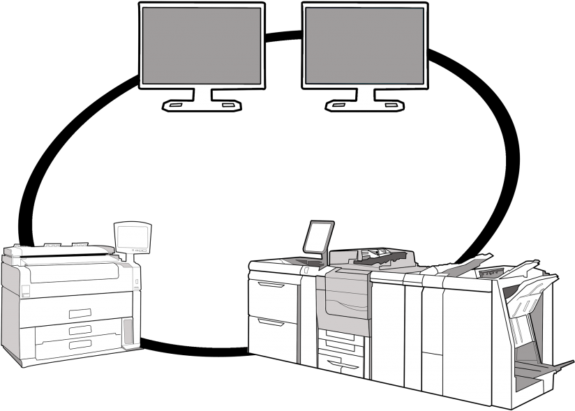 How Connectivity Works - Photocopier Clipart (1024x723), Png Download