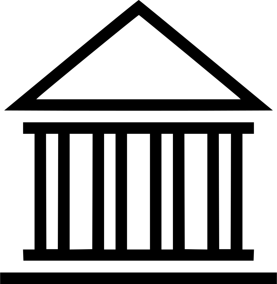 Bank Temple Museum Pantheon Comments - Public Library Library Icon Clipart (958x980), Png Download