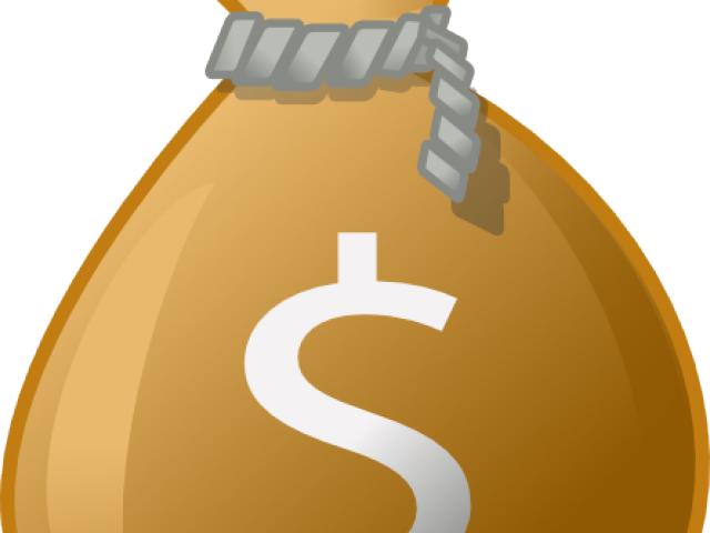 Money Clipart Purse - Money Bag Clip Art - Png Download (640x480), Png Download
