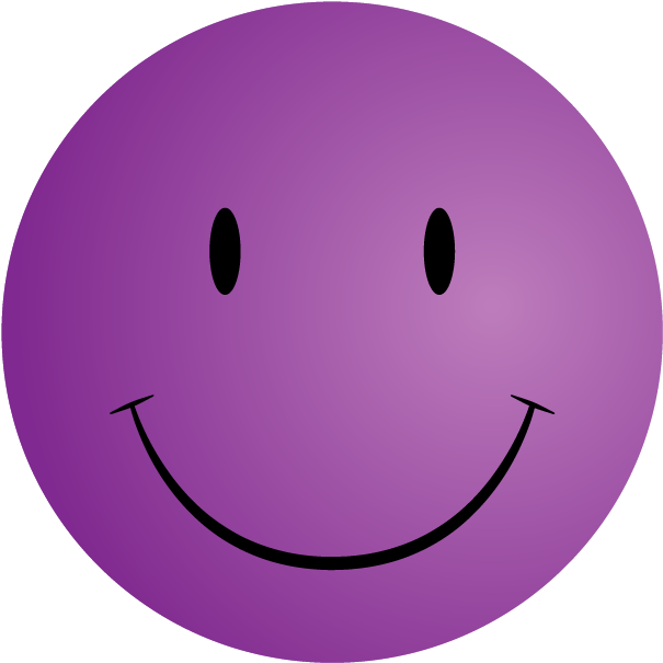 Started By - Purple Smiley Face Png Clipart (766x766), Png Download