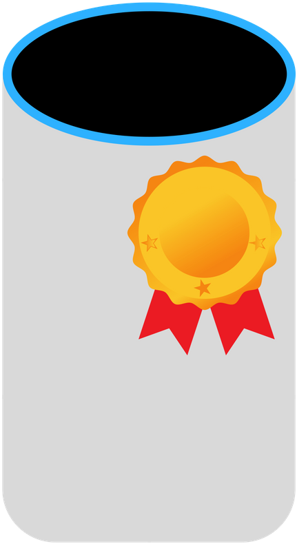 Best Amazon Echo [review] - Ribbon Clipart (800x800), Png Download