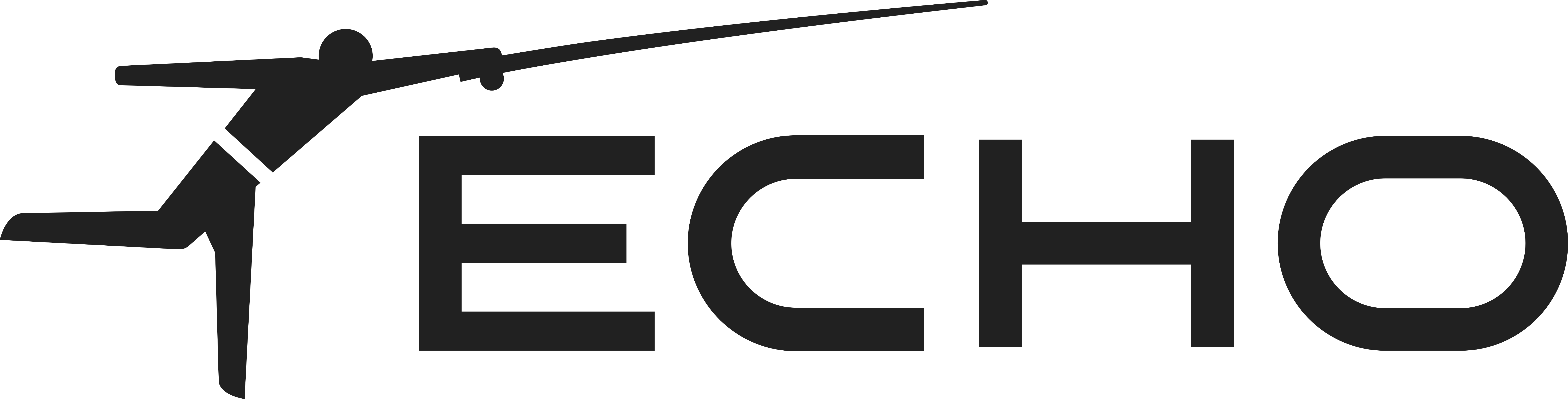 Echo Full Transparent - Fishing Rod Clipart (7481x1904), Png Download