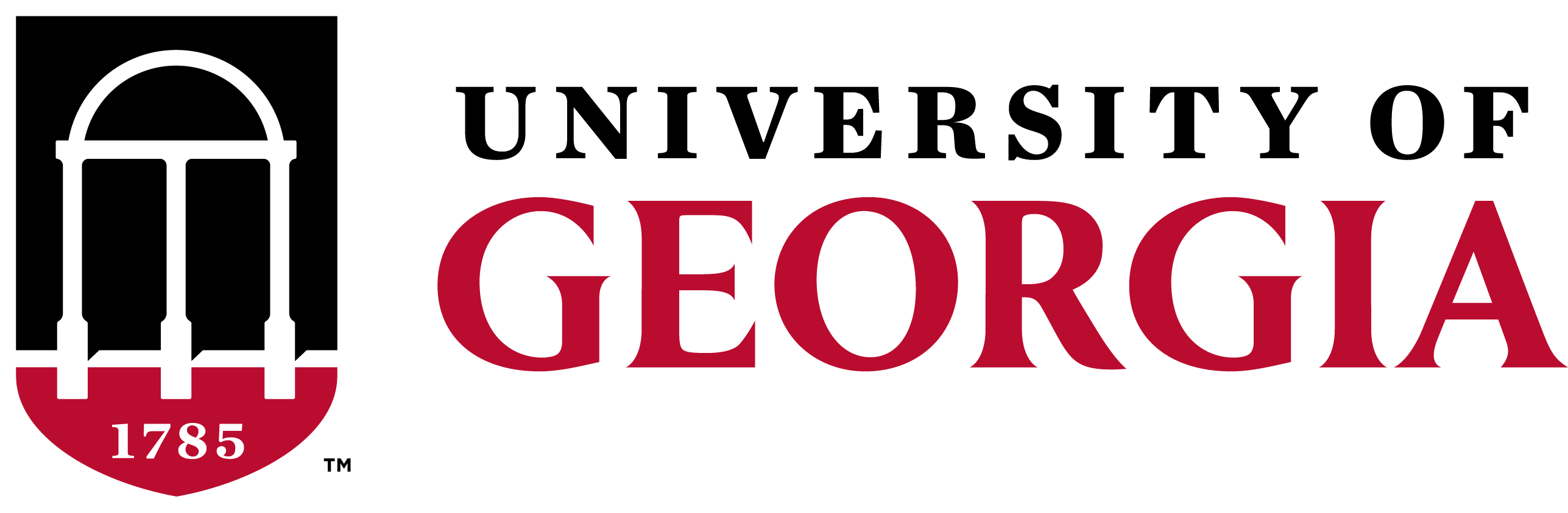 University Of Georgia Logo Clipart (2574x843), Png Download