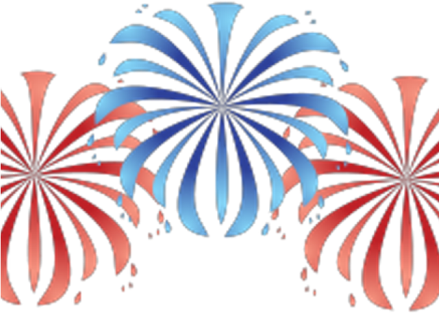 4th Of July Fireworks Clip Art - Png Download (640x480), Png Download