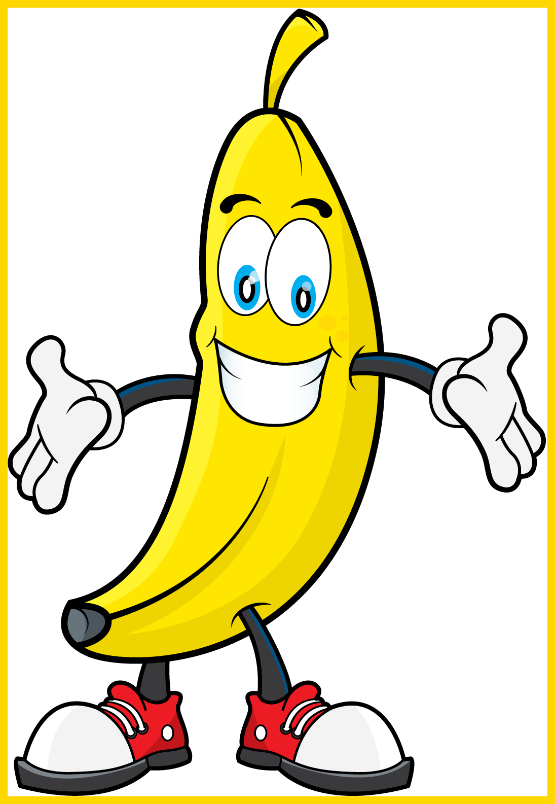 Inspiring Shipping Cartoon Pixar - Banana Clipart - Png Download (1095x1585), Png Download