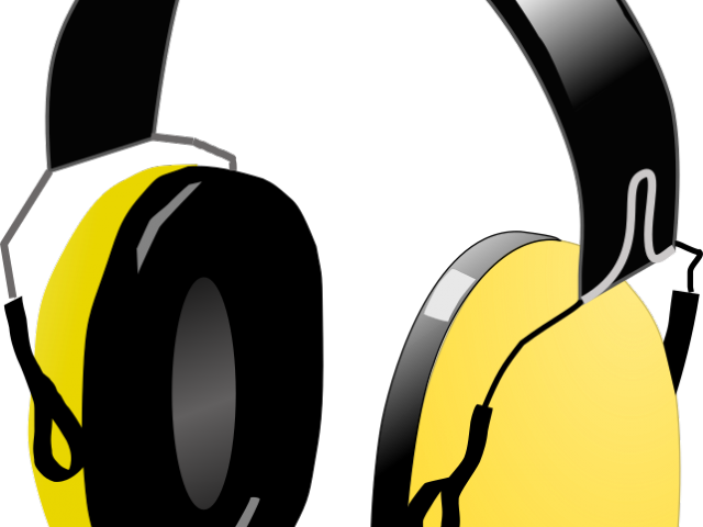 Headphones Clipart Head Phone - Clipart Headphones - Png Download (640x480), Png Download