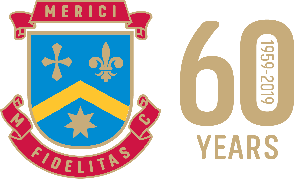 Merici College 60th Anniversary - Merici College Clipart (1166x711), Png Download