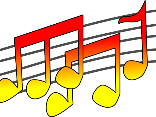 Musical Notes Clipart - Music Clipart Png Transparent Png (640x480), Png Download