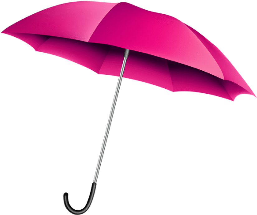 Free Png Download Pink Umbrella Transparent Clipart - Una Sombrilla De
