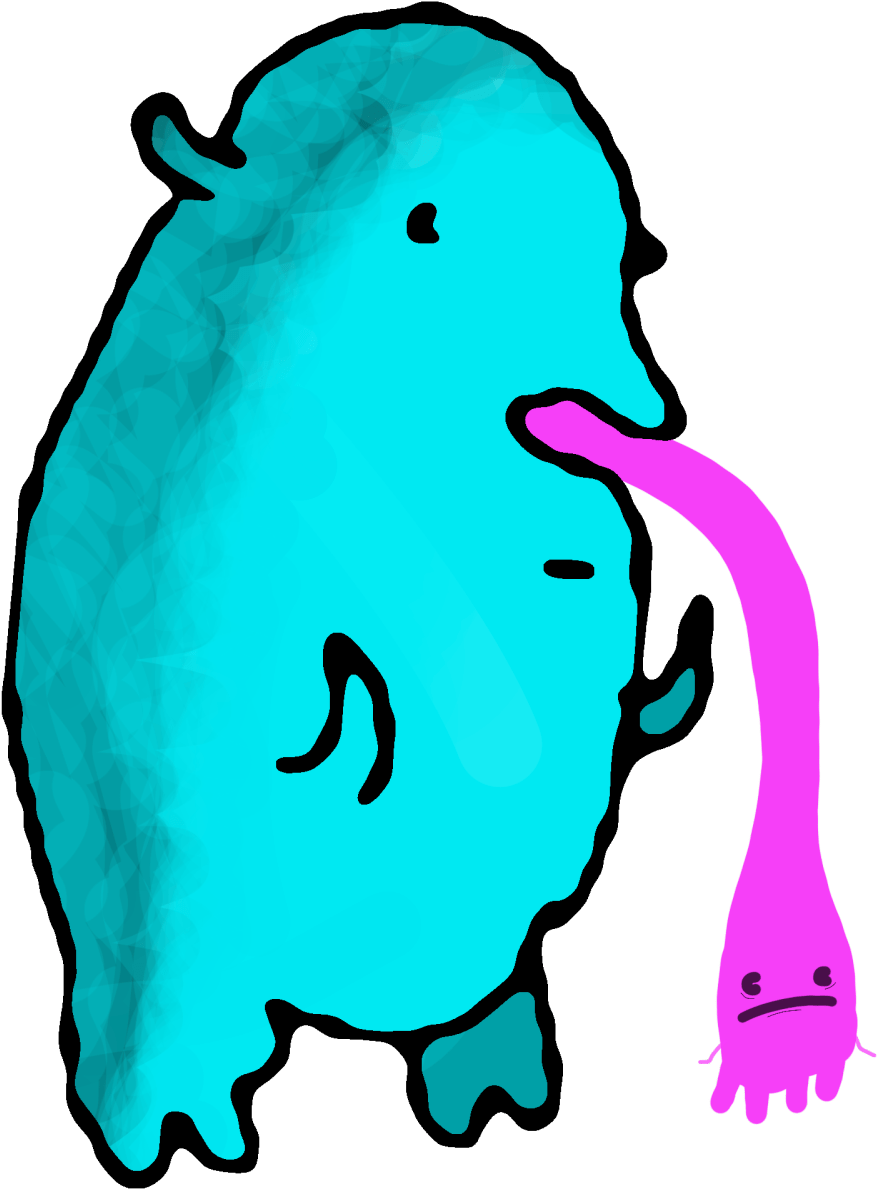 Tongue Friend Clipart (1280x1280), Png Download