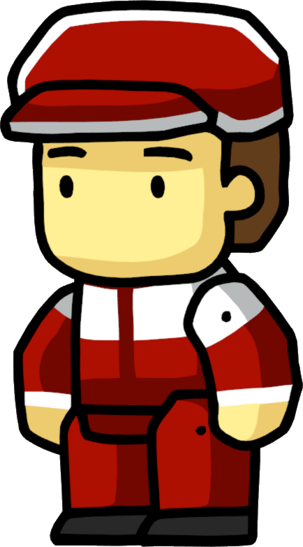 Racecar Driver - Scribblenauts Race Car Driver Clipart (434x783), Png Download