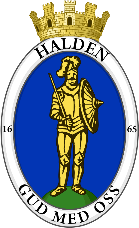 File - Halden Komm - Svg - Halden Coat Of Arms Clipart (469x768), Png Download