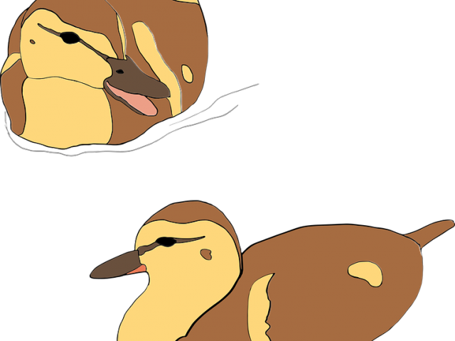 Farm Clipart Village - Bauernhofenten Keramik Herz-ornament - Png Download (640x480), Png Download