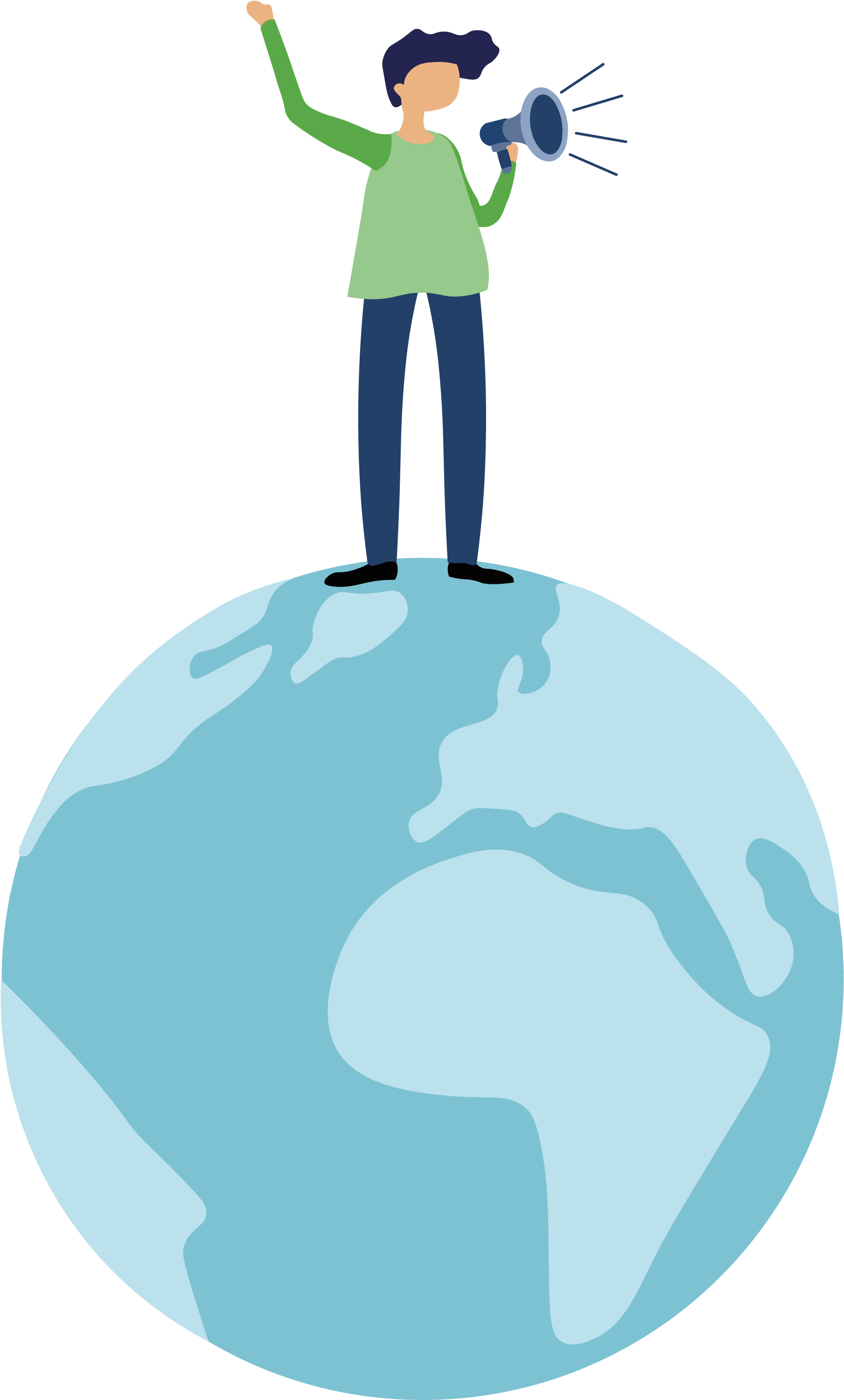 The Sustainability Influencers - Cartoon Clipart (2482x3509), Png Download