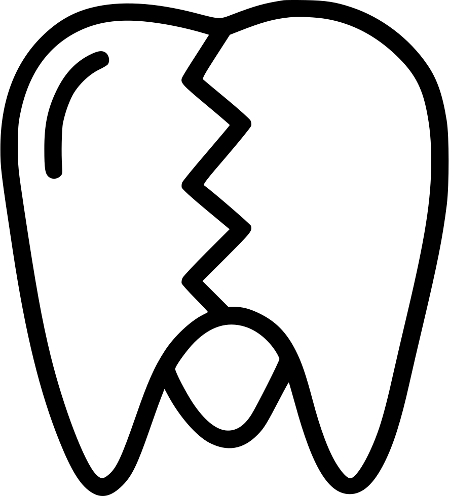Broken Molar Comments - Molar Icone Png Clipart (886x980), Png Download