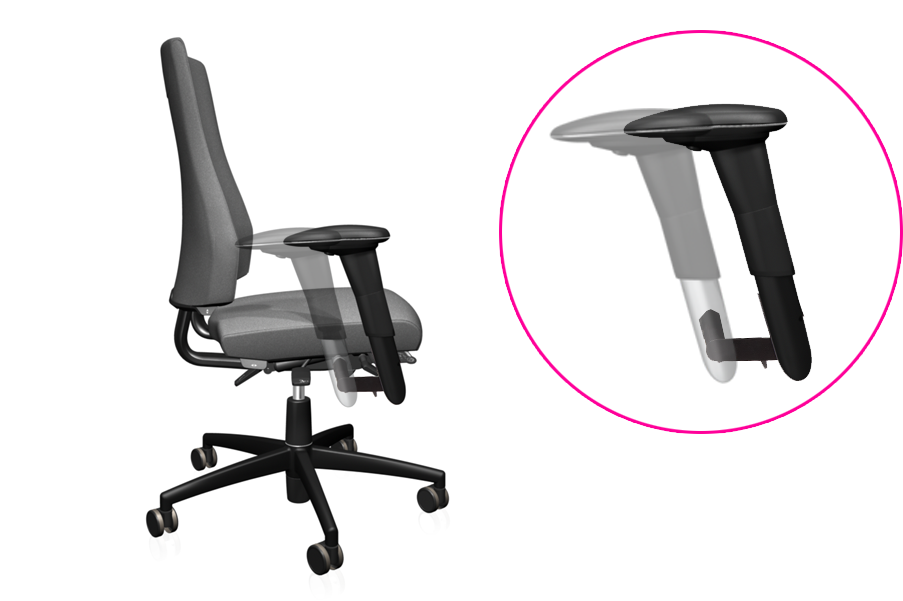 Office Chair For Tall Or Heavy People - Furniture Clipart (1280x600), Png Download