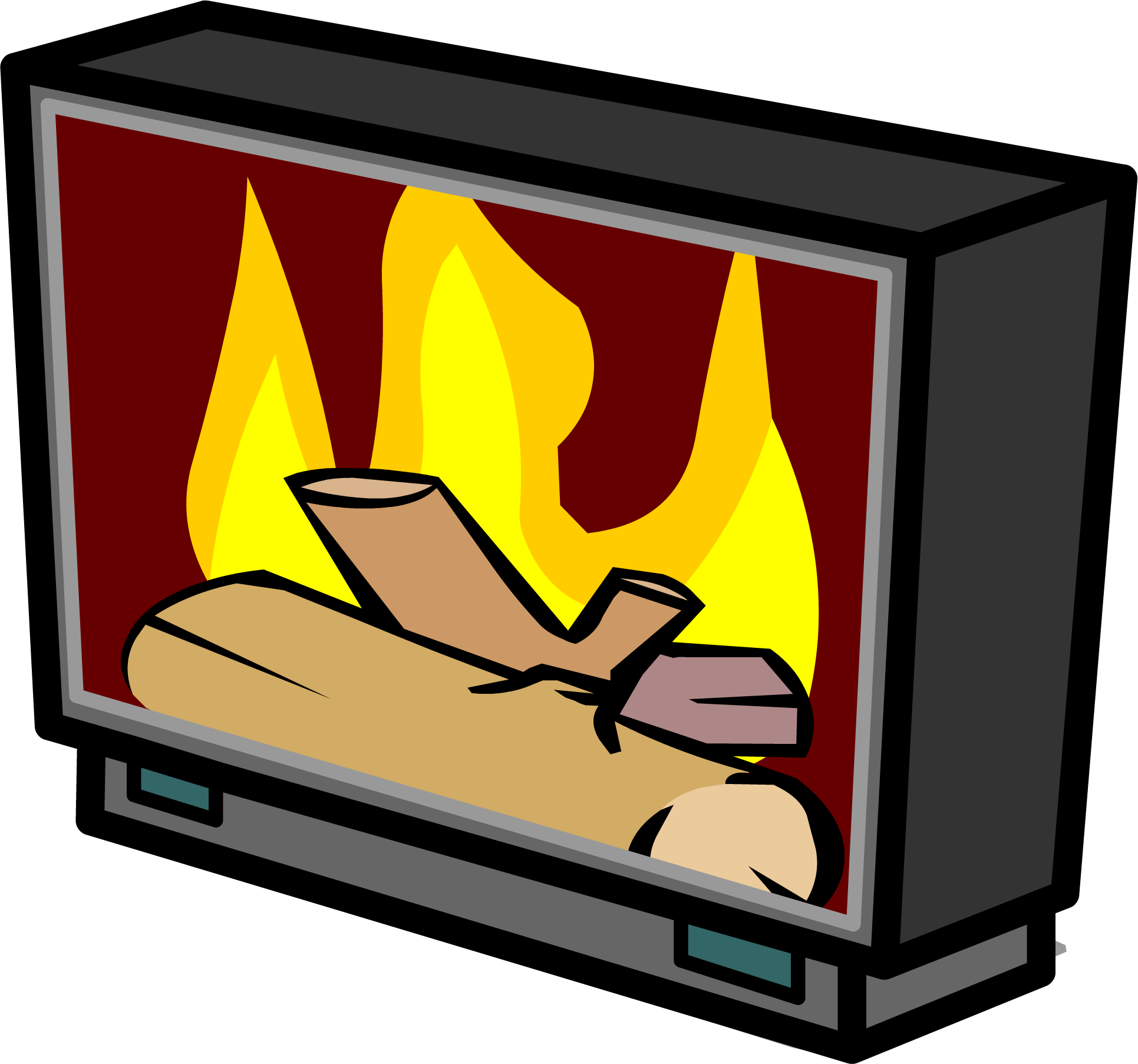 Big Screen Tv Sprite 012 - Television Clipart (1931x1805), Png Download